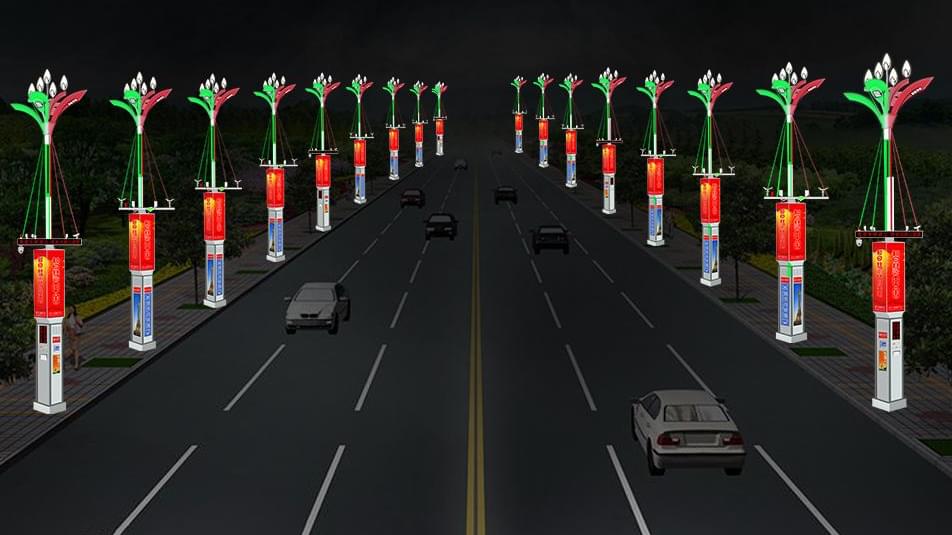 安防監控系統工程公司解析強大的功能集成燈桿系統